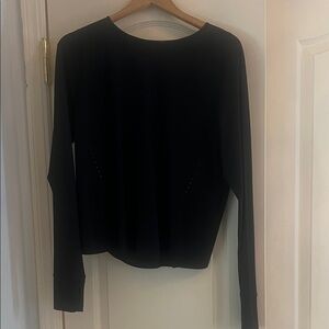 Lululemon Black Women's Top-sz L-split back
